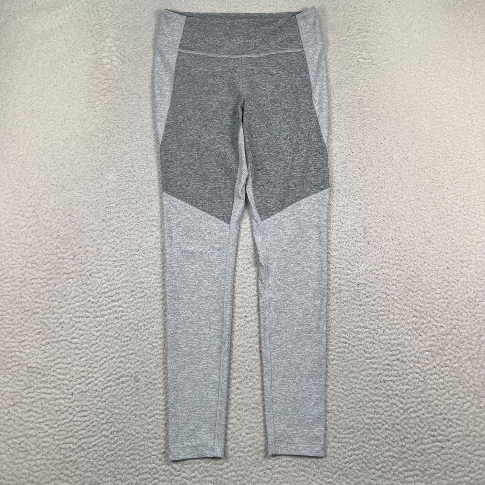Outdoor Voices Warmup Leggings Womens Medium Two Tone Grey Pocket Athletic